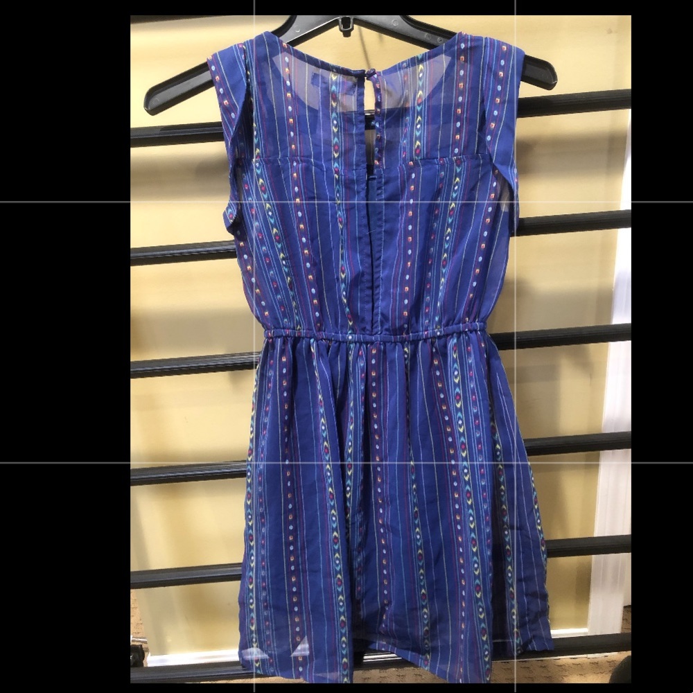 Blue sun dress